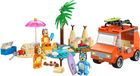 LEGO Bluey, Calatoria familiei lui Blue cu masina la plaja, 11202