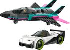LEGO City, Avion cu reactie vs masina, 60489
