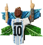 LEGO Editions Football, Lionel Messi - Sarbatorire, 43018