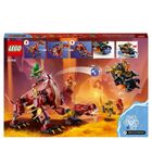LEGO NINJAGO, Dragonul de lava transformator cu val de caldura, 71793