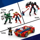 LEGO Super Heroes, Omul Paianjen vs Calaretul fantoma pe motocicleta, 76335