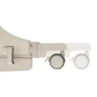 Lionelo, Jodie, patut suplimentar 3in1, Beige Cream