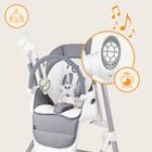 Lionelo, Niles, scaun inalt multifunctional, Grey