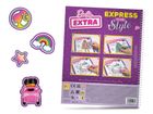 Lisciani, Barbie, Express Your Style, caiet spiralat cu stickere