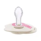 Lovi, Prime, suzeta dinamica din silicon, Peony Pink, 18 luni+, 3 buc.