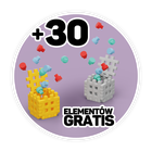 Marioinex, Mini Waffle, Blocks, set de constructie, 206 + 30 piese gratuit