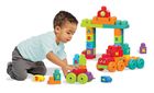 Mega Bloks, Trenul ABC, set de constructie, 60 piese