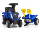 Milly Mally, Tractor New Holland T7, masinuta fara pedale, albastru