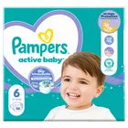 Pampers Active Baby, Jumbo Pack, scutece marimea 6, 13-18 kg, 56 buc.