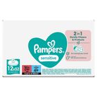 Pampers Sensitive, servetele umede, 12 pachete de 52 servetele, 624 buc.
