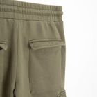 Pantaloni de trening kaki cargo regular NOWEAR