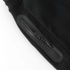 Pantaloni scurti regular negri cu snur NOWEAR
