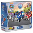 Paw Patrol, Big Truck Pups, True Metal, set de 3 vehiculi