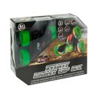 Race Xtreme, Stunt Light Up R/C, masinuta de cascadorii, vehicul cu telecomanda si lumini, negru-verde