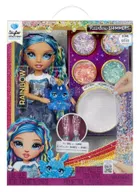 Rainbow High, Shimmers with Slime, Skyler, papusa fashion cu plastilina