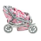 Smiki, carucior pentru papusi cu port-bebe, pisicute