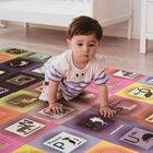 Smiki, Covoras educativ din spuma, reversibil, 150-100 cm