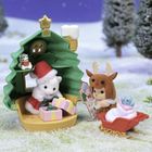 Sylvanian Families, Baby Santa's Christmas Tree House, set de joaca cu figurine si accesorii, 5822