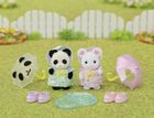 Sylvanian Families, Plimbare cu umbrele, set de figurine, 5748
