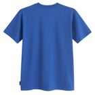 Tricou basic albastru cu croiala relaxed NOWEAR