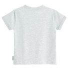Tricou basic gri cu bumbac pieptanat NOWEAR