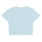 Tricou crop top reiat cu adaos de modal NOWEAR