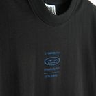 Tricou negru cu croiala relaxed S.W.Smiley NOWEAR