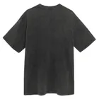 Tricou regular cenusiu-negru NOWEAR