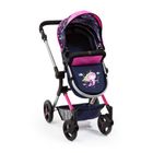 Bayer Design, Combi Neo Vario, carucior multifunctional pentru papusi, bleumarin-roz