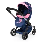 Bayer Design, Xeo, carucior multifunctional pentru papusi, bleumarin-roz