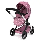 Bayer Design, Xeo, carucior multifunctional pentru papusi, roz