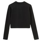Bluza de antrenament crop top cu croiala mulata NOWEAR