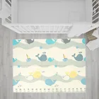 Bocioland, Orasul Apei, covoras din spuma pliabil, gri, 150-180 cm