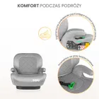 Caretero, Irbis, scaun auto, inaltator, i-Size, roz, 125-150 cm