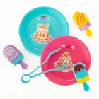 Casa de marcat cu accesorii, lumini si sunete, roz