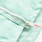 Cool Club, Geaca de ploaie cu gluga pentru fete, turcoaz