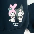 Cool Club, Hanorac cu gluga pentru fete, calduros, bleumarin, imprimeu Hello Kitty and Friends