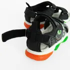 Cool Club, Sandale pentru baieti, negru, talpa cu leduri