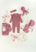Cool Club, Set pentru fete, Pijama tip salopeta, Bentita, roz