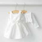 Cool Club, Set pentru fete, Rochie fara maneci, Bolero, alb