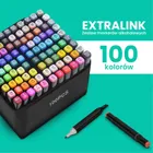 Extralink, set de markere cu alcool, 100 buc.
