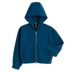 Hanorac cu fermoar si croiala crop NOWEAR