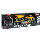 Heavy Load, camion cu excavator si basculanta, set vehicule de constructii