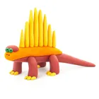 Hey Clay, Mega Dinos, set creativ, 18 cutii de plastilina