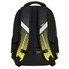 Kayokki, ghiozdan, 2 compartimente, Ombre, negru-galben