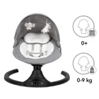 Kidwell, Luxi, Scaun electric pentru bebelusi, 2in1, dark melange/black