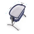 Kinderkraft, Bea, patut atasabil (co-sleeper) 2in1, gri