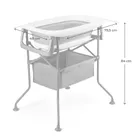 Kinderkraft, Bubbly, cada cu masa de infasat pe cadru, gri