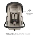 Kinderkraft, I-Lite, scaun auto + baza Endura Safe Fx, 40-87 cm, beige