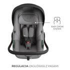 Kinderkraft, I-Lite, scaun auto + baza Endura Safe Fx, 40-87 cm, grey